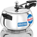 Hawkins 5 Litre Contura Pressure Cooker, Stainless Steel Inner Lid Cooker, Handi Cooker, Induction Cooker, Silver